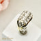 Bague 55.5 Bague Art déco vintage en or 14 carats et diamants 58 Facettes 2800