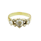 Bague 56 Bague ancienne en or jaune 585 avec diamants 58 Facettes 1056