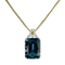 Pendentif Pendentif en or jaune avec topaze et diamants 58 Facettes 1294