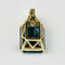 Pendentif Pendentif en or jaune 14K avec topaze et diamants 58 Facettes 1294