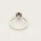 Bague 53 Bague en or gris, spinelle et diamants 58 Facettes EDSR-2
