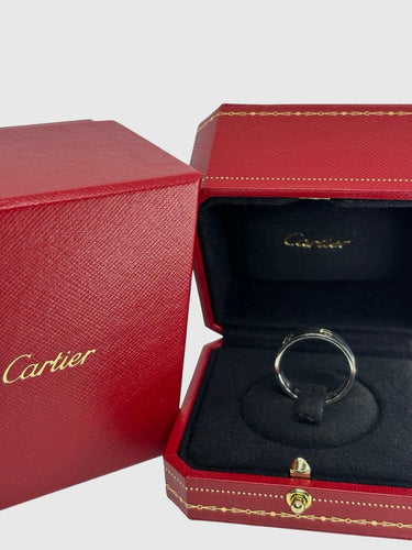 Bague 63 Cartier Love - Bague en or blanc 18K 58 Facettes 1554