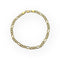 Bracelet Bracelet maille Figaro en or jaune 750 (18K) 58 Facettes 149066441