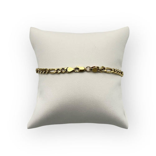 Bracelet Bracelet maille Figaro en or jaune 750 (18K) 58 Facettes 149066441