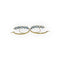 Boucles d'oreilles Créoles - Boucles d'oreilles en or jaune 18K et topazes bleues 58 Facettes 149064377