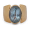 Bague 55 Bague vintage en or jaune 18 kt avec topaze 58 Facettes AN572 112-390 (0089)