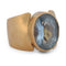 Bague 55 Bague vintage en or jaune 18 kt avec topaze 58 Facettes AN572 112-390 (0089)