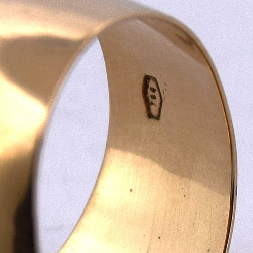 Bague 55 Bague vintage - Topaze ovale 5,00 ct en or 18 kt 58 Facettes AN572 '(0089)