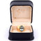 Bague 55 Bague vintage - Topaze ovale 5,00 ct en or 18 kt 58 Facettes AN572 '(0089)