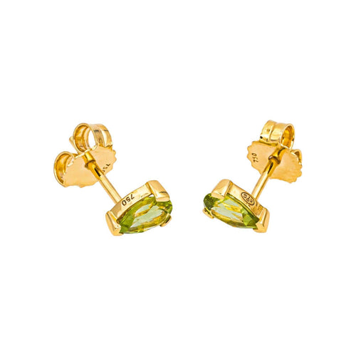 Boucles d'oreilles Boucles d'oreilles Puces Or jaune Péridot 58 Facettes 5276264RV