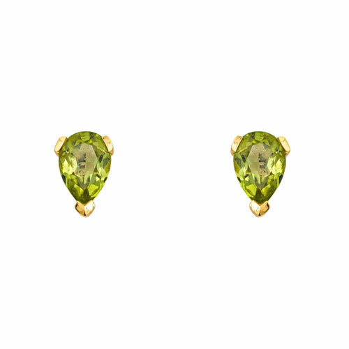 Boucles d'oreilles Boucles d'oreilles Puces Or jaune Péridot 58 Facettes 5276264RV