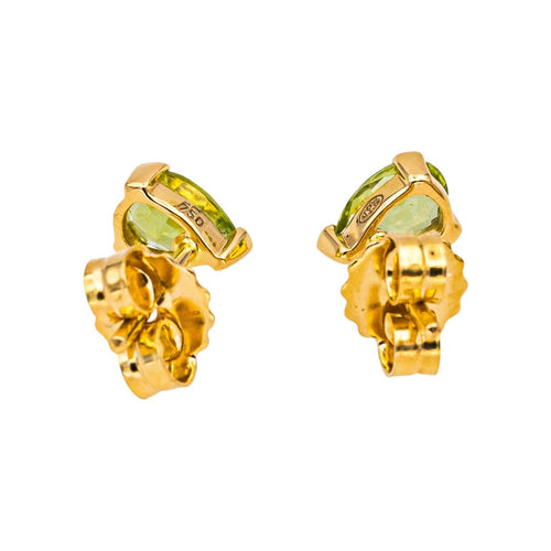 Boucles d'oreilles Boucles d'oreilles Puces Or jaune Péridot 58 Facettes 5276264RV