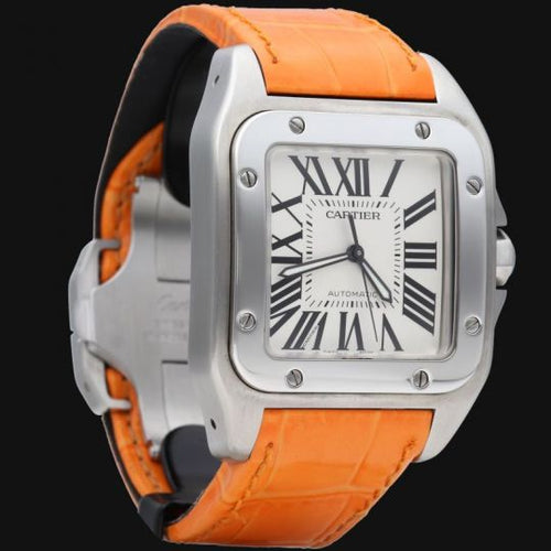 Montre Cartier Montre Santos 100 Xl 58 Facettes MT45432