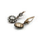 Boucles d'oreilles Boucles d'oreilles XIXe en or 14K et diamants 58 Facettes 1224