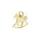 Pendentif Dodo - Pendentif cheval à bascule en or jaune 18 ct 58 Facettes 38636