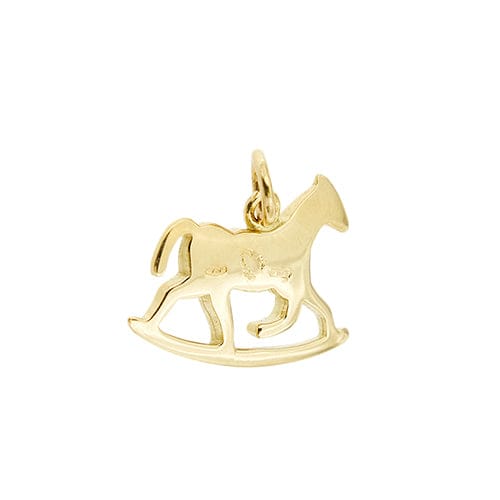 Pendentif Dodo - Pendentif cheval à bascule en or jaune 18 ct 58 Facettes 38636