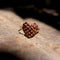 Bague Bague cœur vintage en or jaune 18k et grenats pavés 58 Facettes A20047