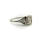 Bague Art déco - Bague de fiançailles en or blanc 18k et diamant 58 Facettes A1001V