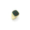 Bague Or 14K - Bague chevalière intaille édouardienne en pierre de sang 58 Facettes