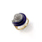Bague 52.5 Art déco - Bague en or blanc et or jaune 18K émail bleu et diamants 58 Facettes