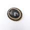 Broche Broche victorienne de deuil en or 14K avec cheveux, perles et jais 58 Facettes