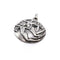 Pendentif Margot de Taxco - Pendentif médaillon zodiaque Gémeaux en argent sterling 58 Facettes