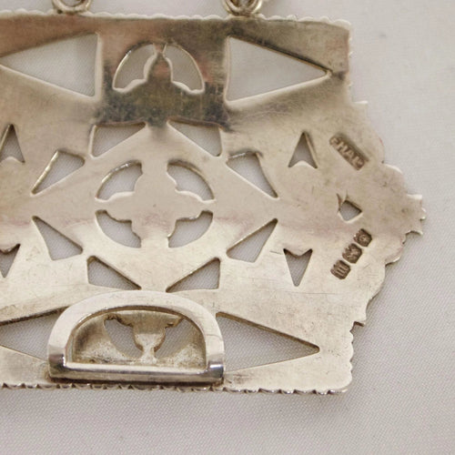 Montre Ceinture en argent sterling Arts and Crafts, Birmingham, vers 1911 58 Facettes