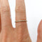 Bague Bague éternité - Alliance en or rose 14K et diamants pavés 58 Facettes