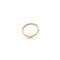 Bague Bague éternité - Alliance en or rose 14K et diamants pavés 58 Facettes