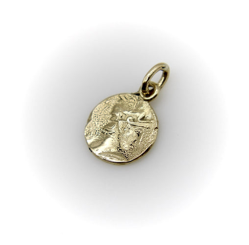 Pendentif Shiebler - Pendentif médaillon Achille guerrier en or 14k 58 Facettes A20061