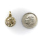 Pendentif Shiebler - Pendentif médaillon Achille guerrier en or 14k 58 Facettes A20061