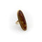 Bague 54 Bague victorienne en or 18 carats et agate cabochon 58 Facettes