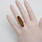 Bague 54 Bague victorienne en or 18 carats et agate cabochon 58 Facettes