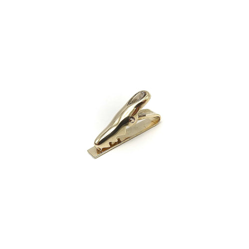 Pendentif Signature - Pince à cravate ou pendentif en or 14K et diamant poire 58 Facettes
