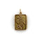 Pendentif Pendentif médaillon victorien celte rectangulaire en or 14K 58 Facettes