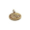Pendentif Cute as a Button - Pendentif médaille sanglier en or 14k et rubis 58 Facettes
