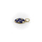 Pendentif Signature - Pendentif galaxie lune et étoiles en or 14K avec diamant 58 Facettes