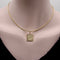 Pendentif Pendentif ingot carré style Egyptian Revival en or 14K 58 Facettes