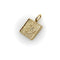 Pendentif Pendentif ingot carré style Egyptian Revival en or 14K 58 Facettes