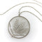 Collier Édouardien - Collier pendentif médaillon blé ajouré en platine et or 18k diamants 58 Facettes