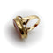 Bague 56 Bague chevalière victorienne en or 14K et agate rubanée, intaille 58 Facettes