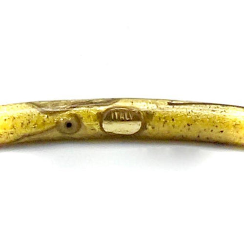 Bracelet SOHO - Bracelet jonc en or 18K et émail 58 Facettes