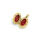 Pendentif Fabergé - Pendentif médaillon en or 18k, diamants et émail guilloché 58 Facettes