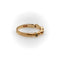 Bague 53 Bague vintage motif bulles en or rose 14k et diamants 58 Facettes