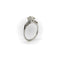 Bague 52 Art déco - Bague de fiançailles en or blanc 14k avec diamants taille ancienne 58 Facettes