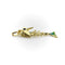 Pendentif UnoAErre - Pendentif poisson articulé en or 18 carats et émail 58 Facettes A20078