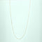 Collier Chaîne fine en or jaune 18 carats (750) 40 cm 1,21 g 58 Facettes 260036
