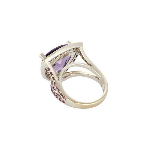 Bague 51 Mauboussin - Bague « Tellement Subtile pour moi » en or blanc, améthyste 58 Facettes BO/250041