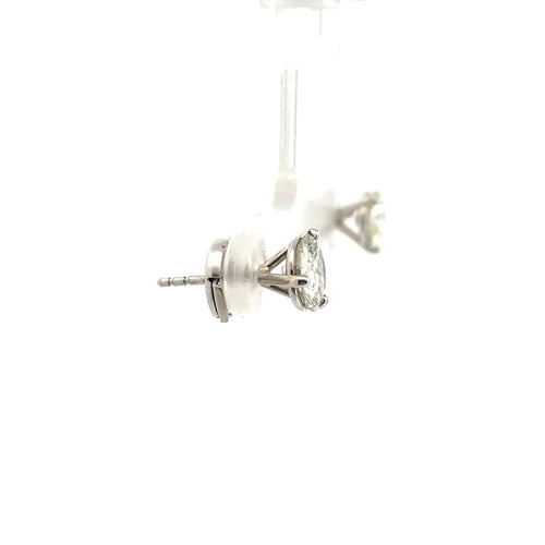 Boucles d'oreilles Boucles d'oreilles puces en or 14K et diamants GIA 58 Facettes UN0125