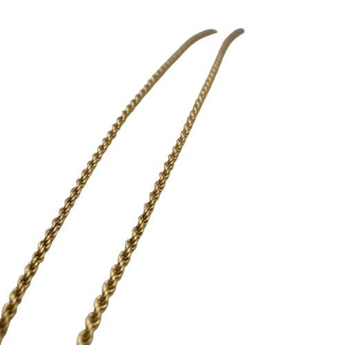 Collier Collier maille corde en or jaune 58 Facettes 250189